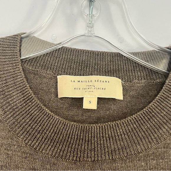Sezane Paulo Merino Wool Jumper size S - Picture 6 of 6